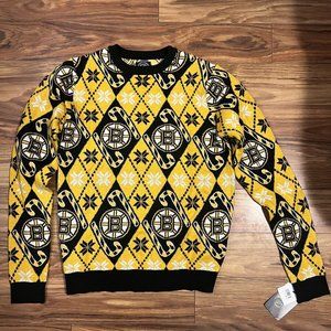 NHL Boston Bruins Medium Winter, Christmas, Office party, HockeySweater NWT
